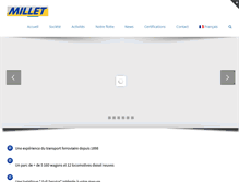 Tablet Screenshot of millet-wagons.com